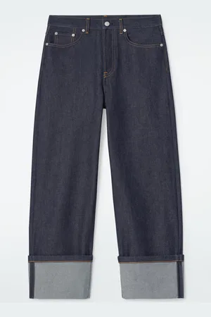 COS Facade Turn-Up Straight-Leg Jeans
