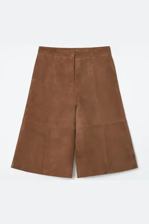 COS Longline Suede Shorts