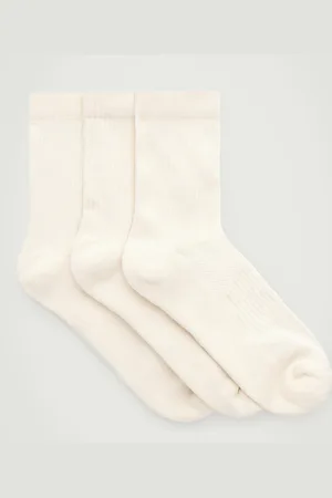 COS 3-Pack Ribbed Sport Socks