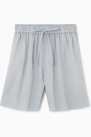 COS Seersucker Drawstring Shorts