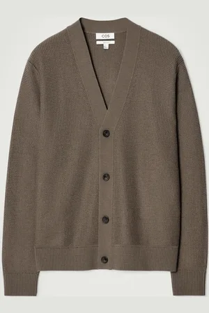 COS Textured Merino Wool Cardigan