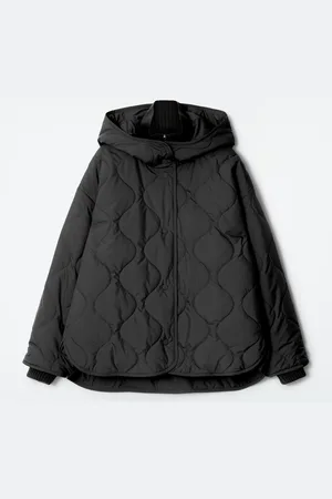 COS Quilted Hooded Funnel-Neck Jacket