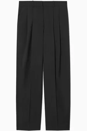COS Relaxed Tailored Wool Wide-Leg Trousers