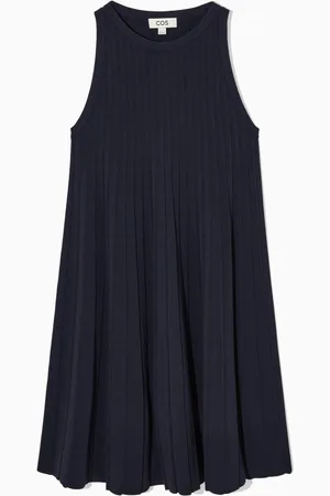 COS Pleated A-Line Mini Dress