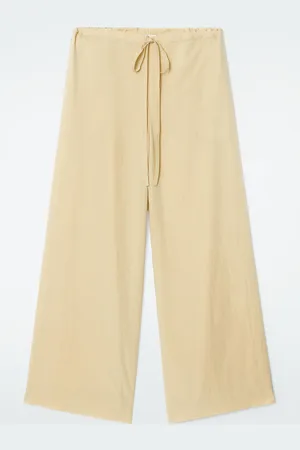COS Wide-Leg Drawstring Trousers in
