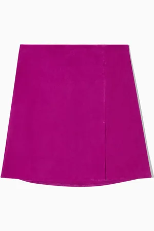 COS A-Line Suede Skirt
