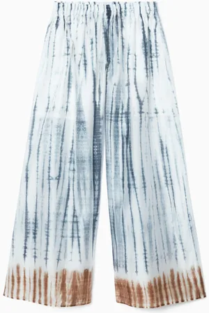 COS Elasticated Wide-Leg Trousers in