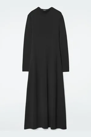 COS Cowl-Neck Long-Sleeved Maxi Dress