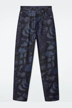 COS Bay Jacquard Barrel-Leg Jeans