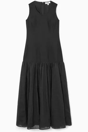 COS Dropped-Waist Maxi Dress