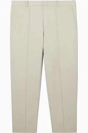 COS Cotton Cropped Trousers in