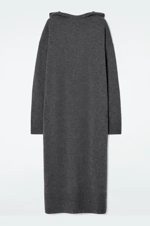 COS Hooded Merino Wool Maxi Dress
