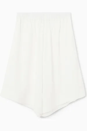 COS Gathered Wide-Leg Shorts
