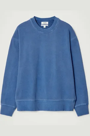 COS Relaxed Washed-Cotton Sweatshirt in
