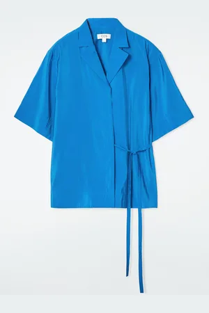 COS Relaxed Tie-Detail Short-Sleeved Shirt