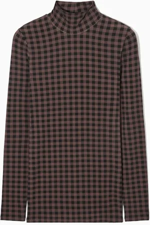 COS Printed High-Neck Top