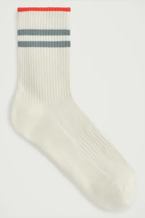 COS Striped Sports Socks