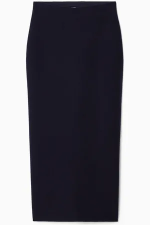 COS Double-Faced Wool Column Maxi Skirt