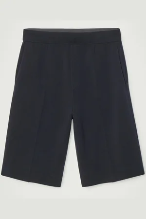 COS Oversized Double-Faced Knitted Bermuda Shorts
