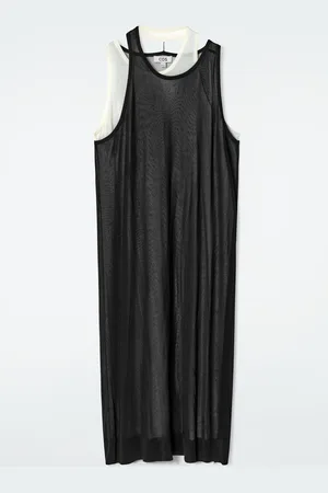 COS Layered Knitted Midi Dress