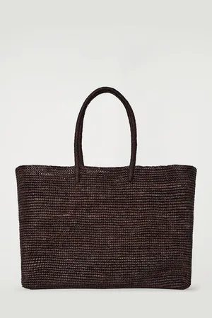 COS Oversized Hand-Woven Tote Bag