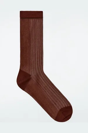 COS Ribbed Sheer Socks