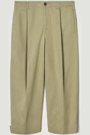 COS Cropped Barrel-Leg Trousers in