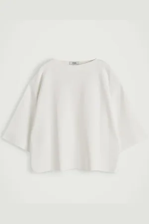 COS Oversized Knitted Boat-Neck Jumper
