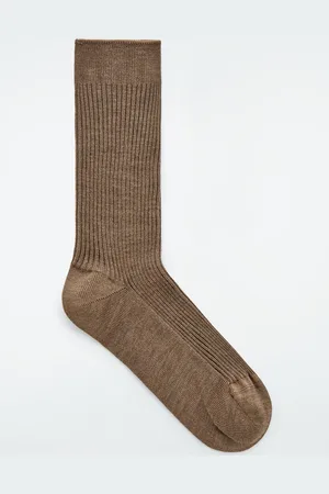 COS Ribbed Silk Socks