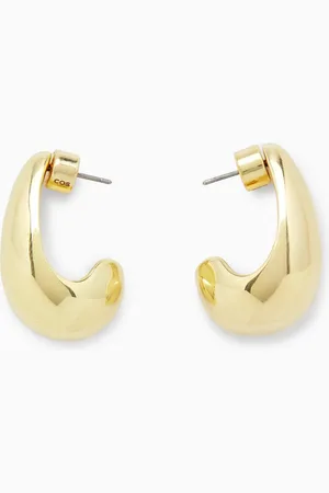 COS Curved Teardrop Earrings