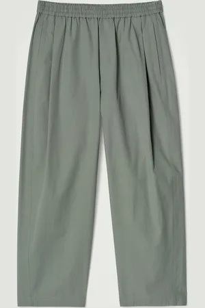 COS Cropped Elasticated Wide-Leg Trousers in