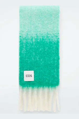 COS Fringed Brushed-Mohair Scarf