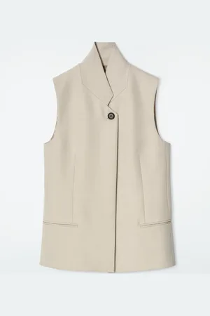 COS Longline Wool Waistcoat