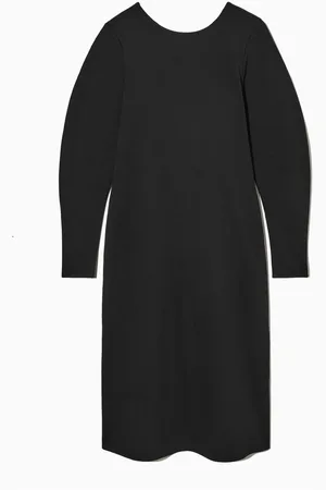 COS Tie-Back Midi Dress