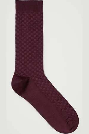 COS Woven-Check Tailoring Socks