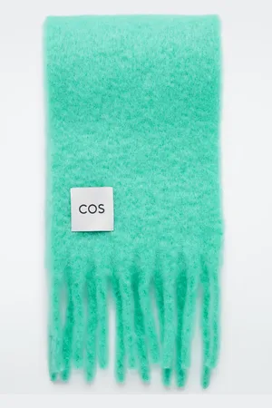 COS Fringed Brushed-Mohair Scarf