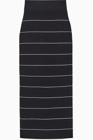 COS Striped Knitted Maxi Skirt