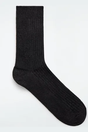 COS Ribbed Lurex Socks