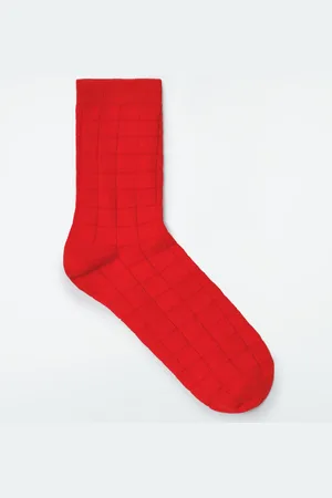 COS Grid Cotton Socks