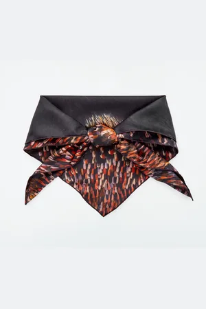 COS Printed Silk Scarf