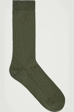 COS Woven-Check Tailoring Socks