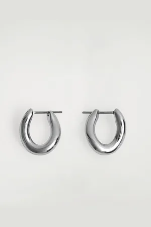 COS Twisted Hoop Earrings