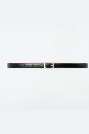 COS Reversible Slim Leather Belt