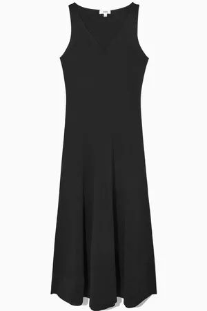 COS V-Neck Knitted Maxi Dress