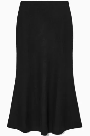 COS Flared Merino Wool Maxi Skirt