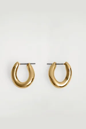 COS Twisted Hoop Earrings