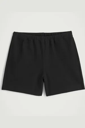 COS Textured Cotton-Jersey Shorts