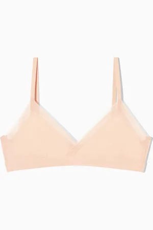 COS Mesh-Trimmed Soft-Cup Triangle Bra