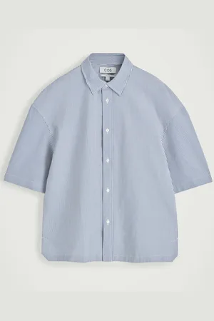 COS Boxy Cotton Short-Sleeved Shirt