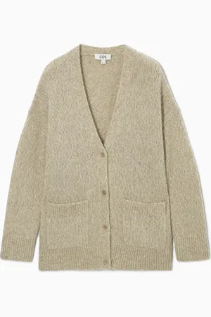 COS V-Neck Patch-Pocket Cardigan
